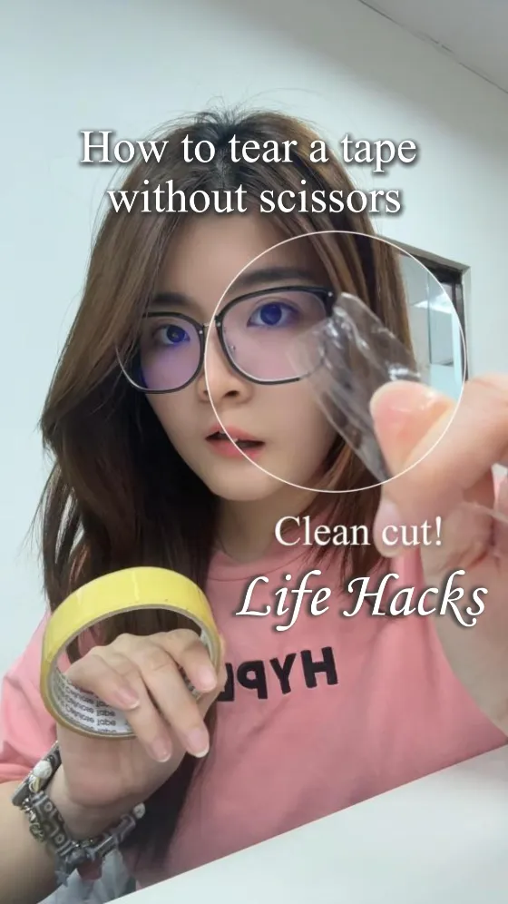 Tear a tape without scissors, published on @ono.homefind